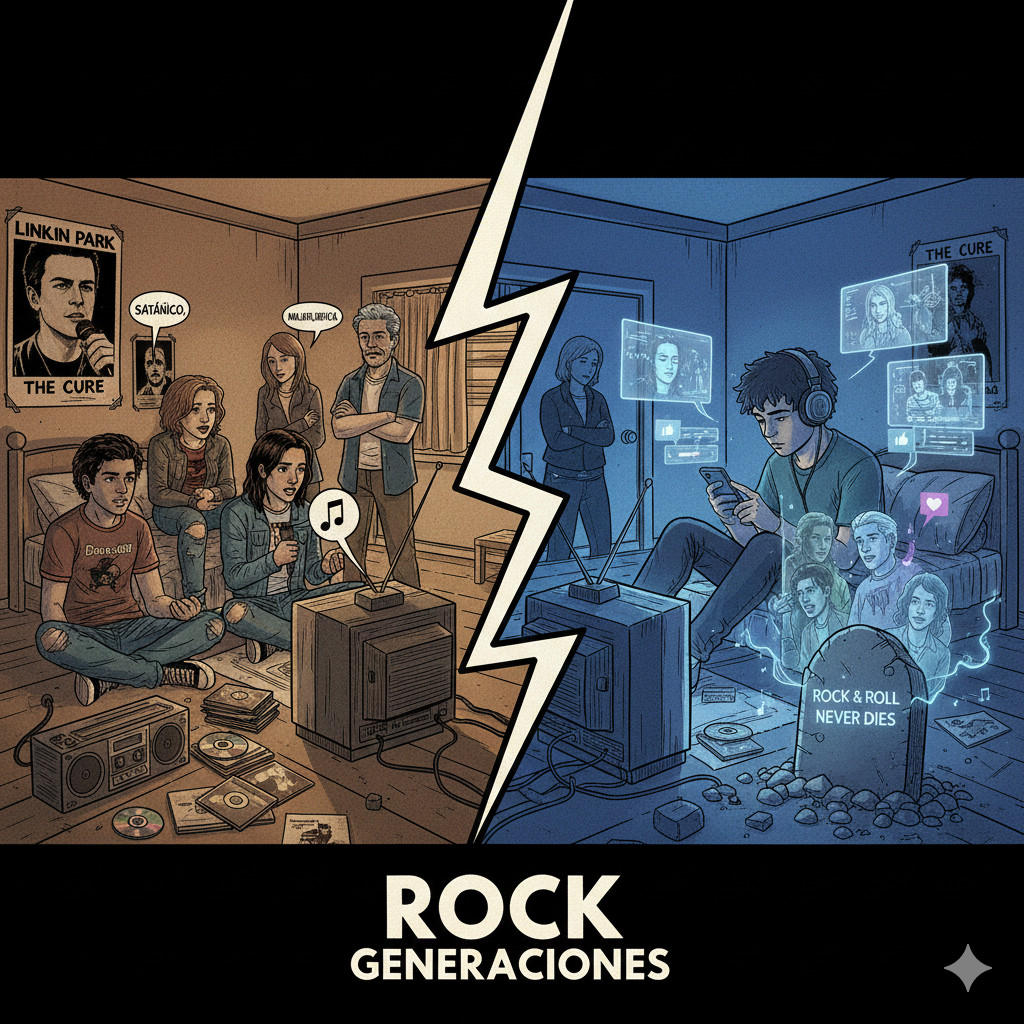 ROCK A TRAVÉS DE LAS GENERACIONES